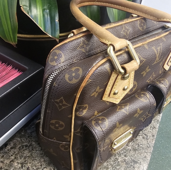 Louis vuitton Manhattan PM handbag - Picture 3 of 16